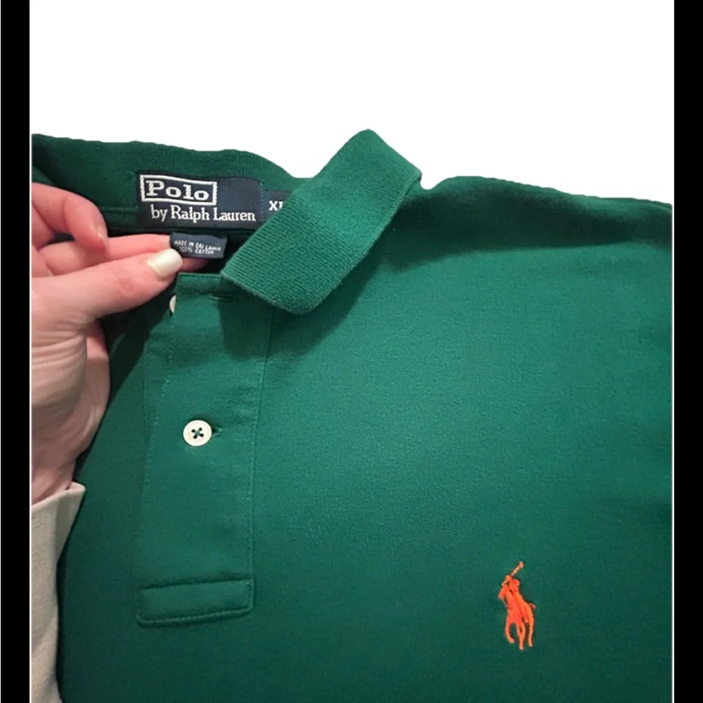 Ralph Lauren Classic Green Polo Shirt Xl